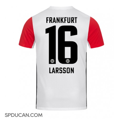 Muški Nogometni Dres Eintracht Frankfurt Hugo Larsson #16 Domaci 2024-25 Kratak Rukav